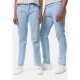 Karl Kani Small Unisex παντελόνι Signature Daisy Straight Leg Five Pocket Denim